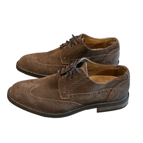 Vionic Bowery Bruno Wingtip Natural Alignment Loafer Brown Suede Lace Men’s 9 - Picture 3 of 14